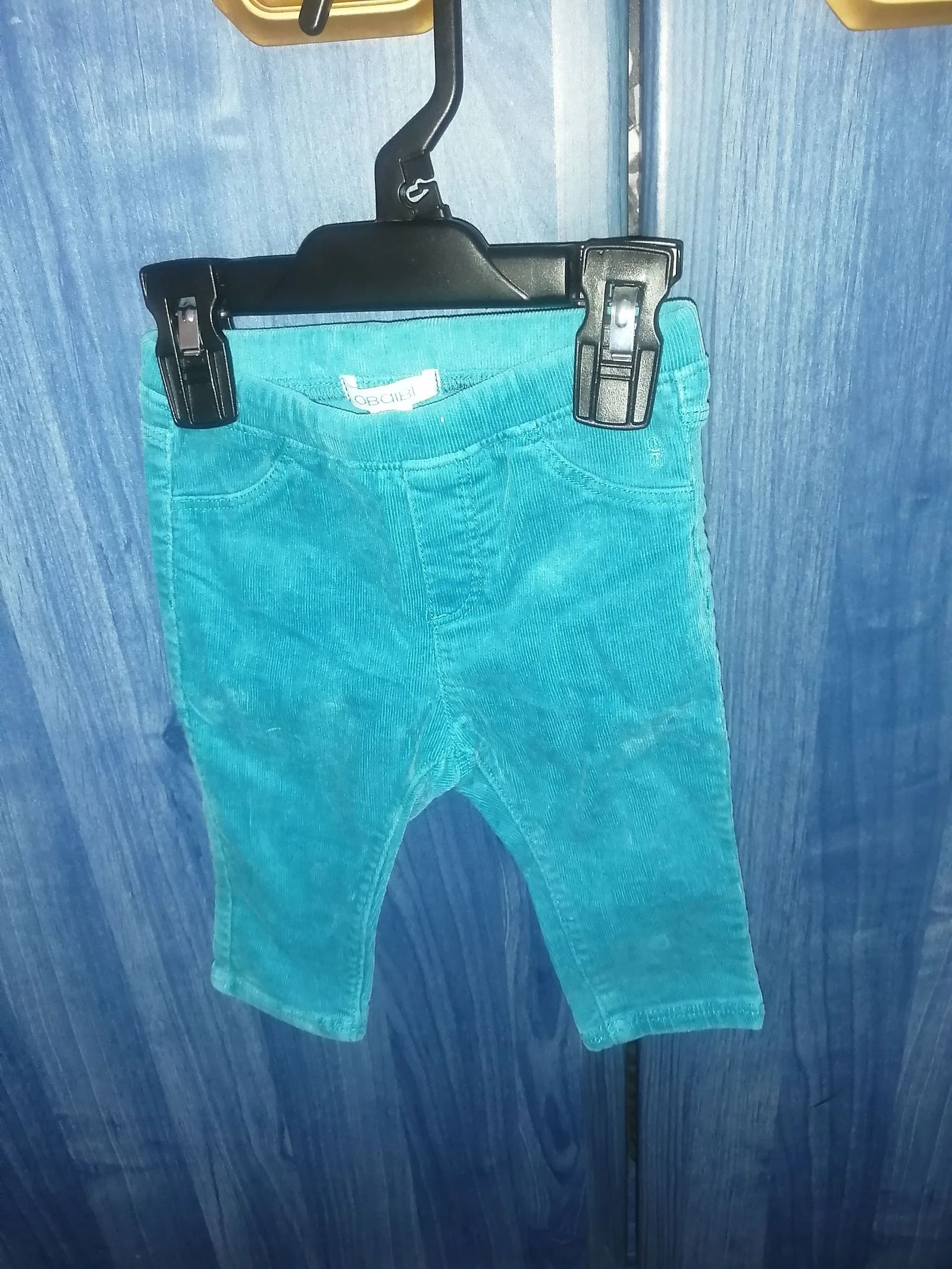 Jegging velours obaibi 6 mois fille 
